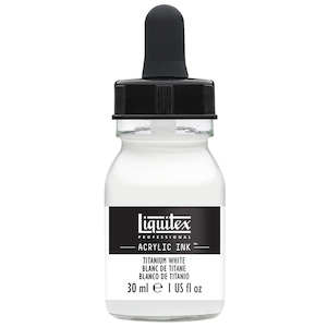 LIQUITEX INK 30ml TITANIUM WHITE