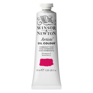 W&amp;N ARTISTS&#39; OIL COLOR PERMANENT ROSE 37ml