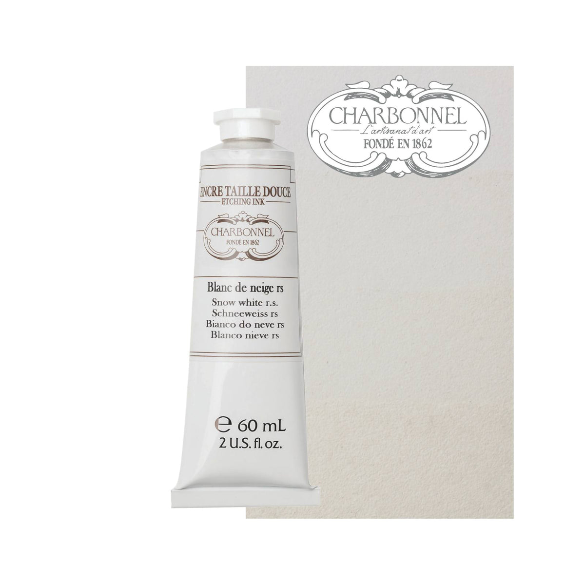 ETCHING INK 60ML SNOW WHITE RS