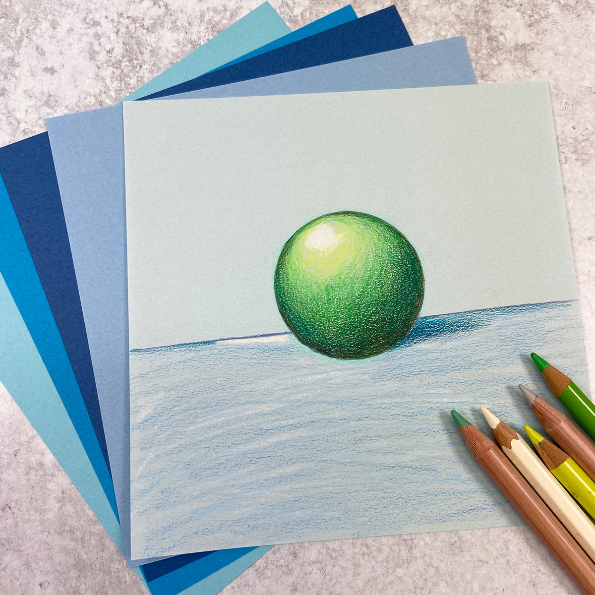 ORIGAMI PURE BLUES 36-PACK 5 7/8&quot;