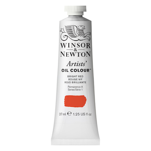 W&amp;N ARTISTS&#39; OIL COLOR BRIGHT RED 37ml