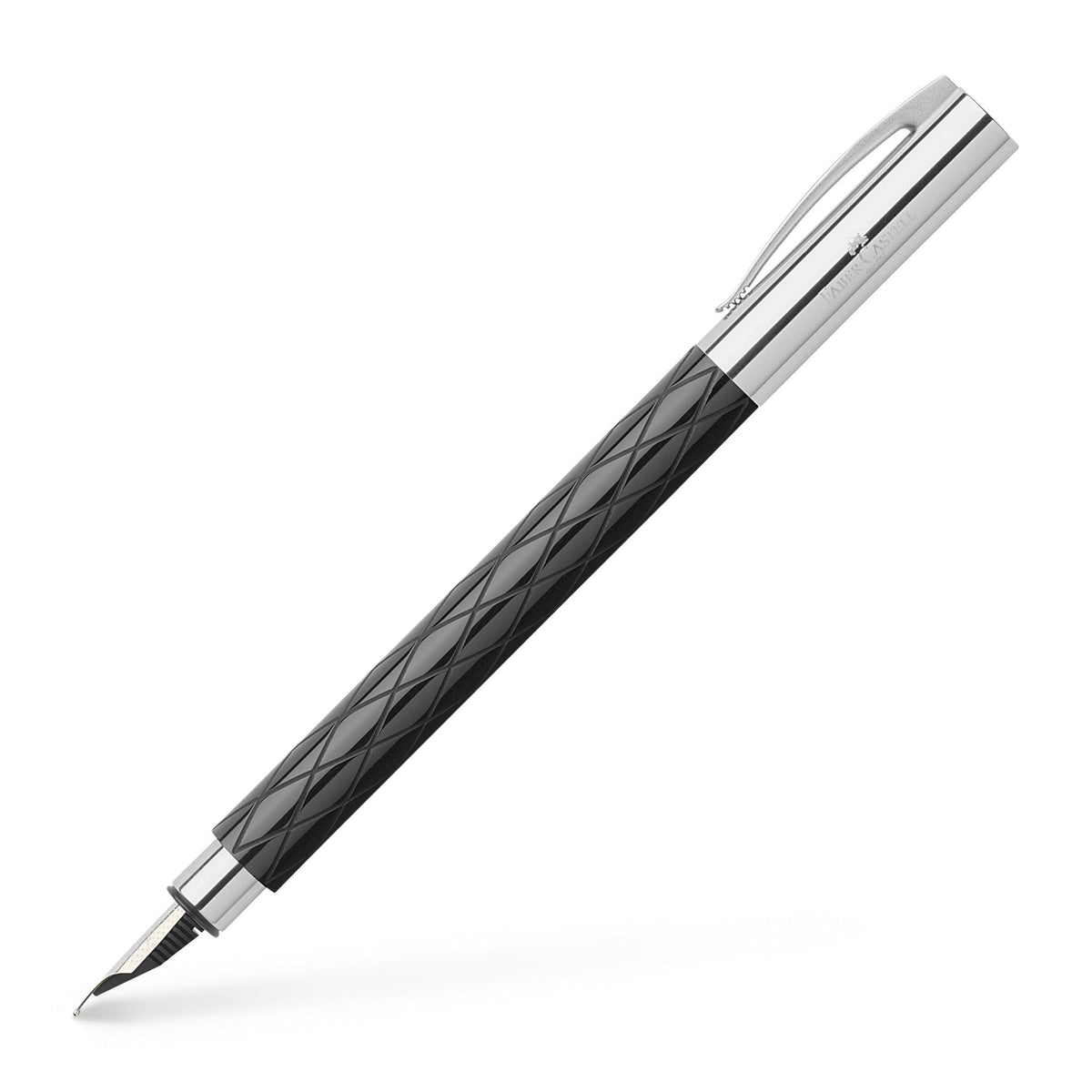 AMBITION BLACK RHOMBUS FOUNTAIN PEN FINE
