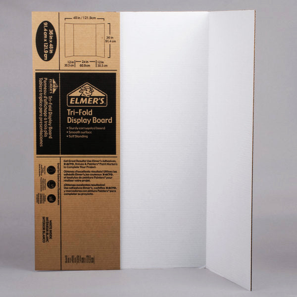 TRI-FOLD DISPLAY BOARD WHITE