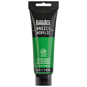 BASICS 4oz TUBE LIGHT GREEN PERMANENT