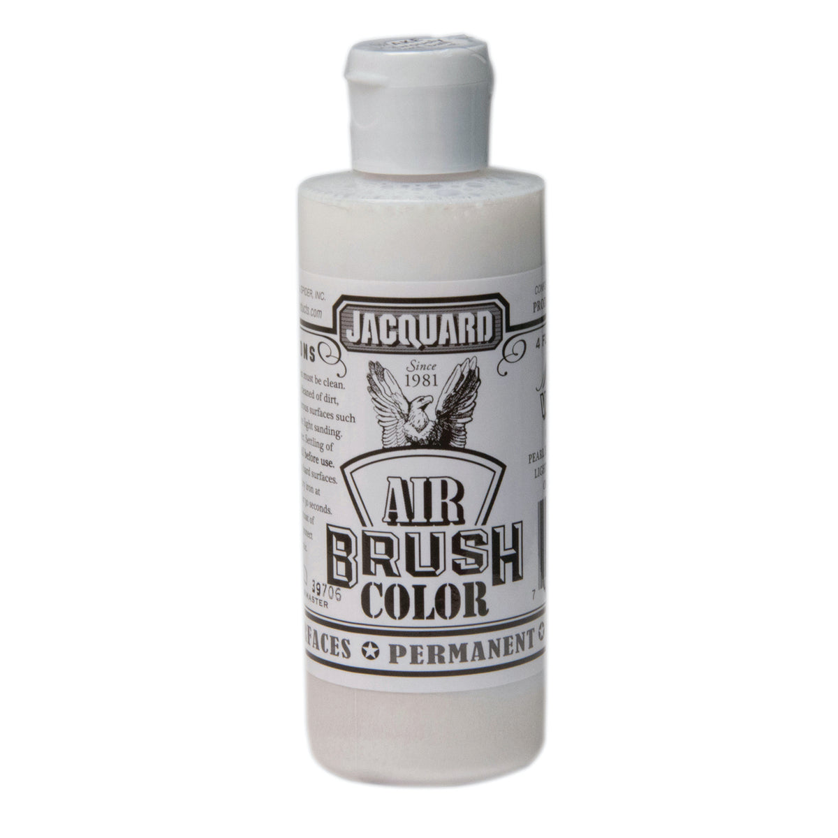 AIRBRUSH METALLIC 4oz WHITE