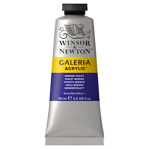 W&N GALERIA ACRYLICS WINSOR VIOLET 60ml