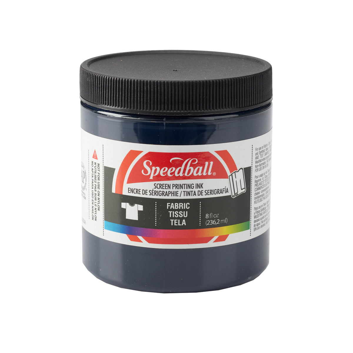FABRIC SCREEN PRINTING INK 8oz DENIM BLUE