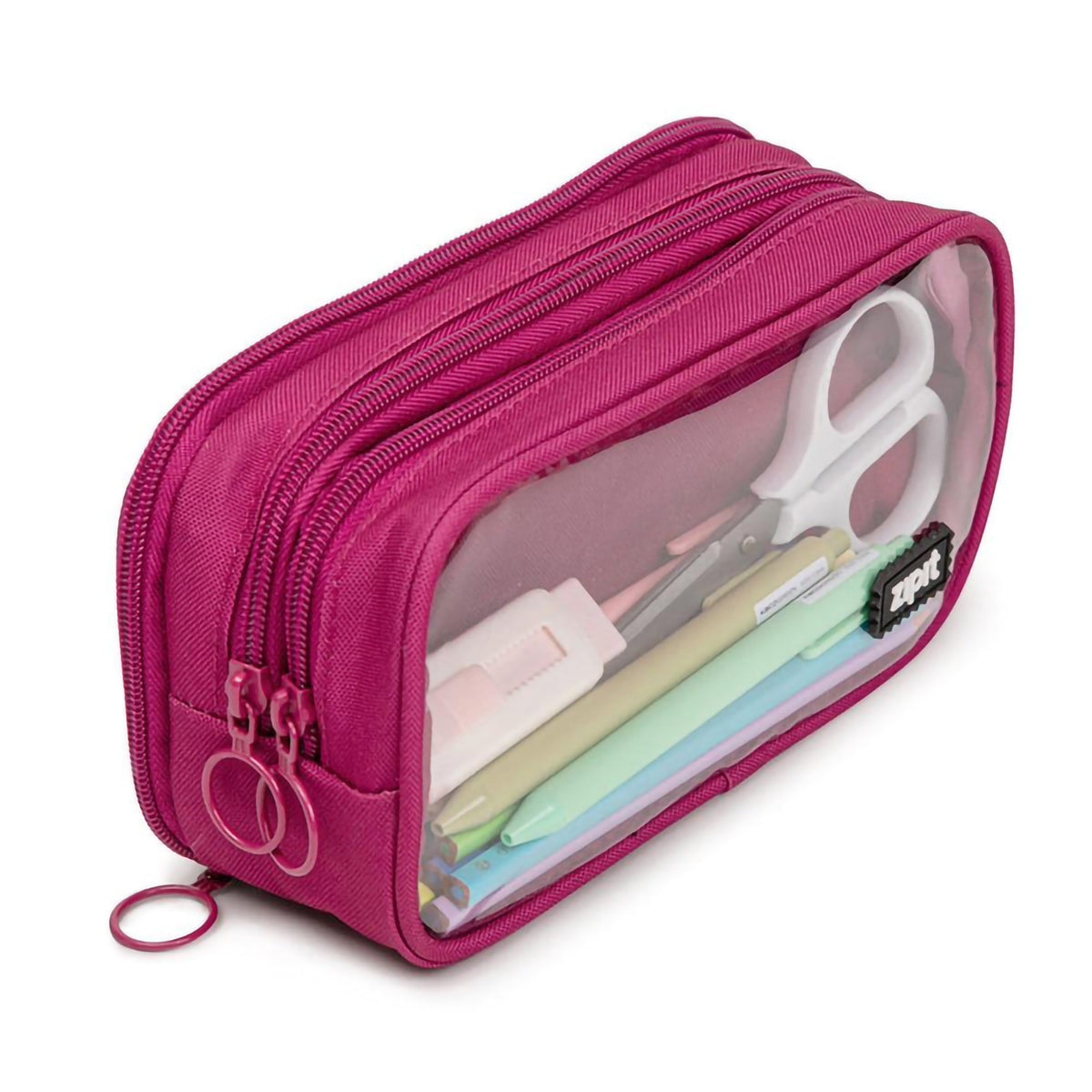 HALF &amp; HALF PENCIL CASE - PINK