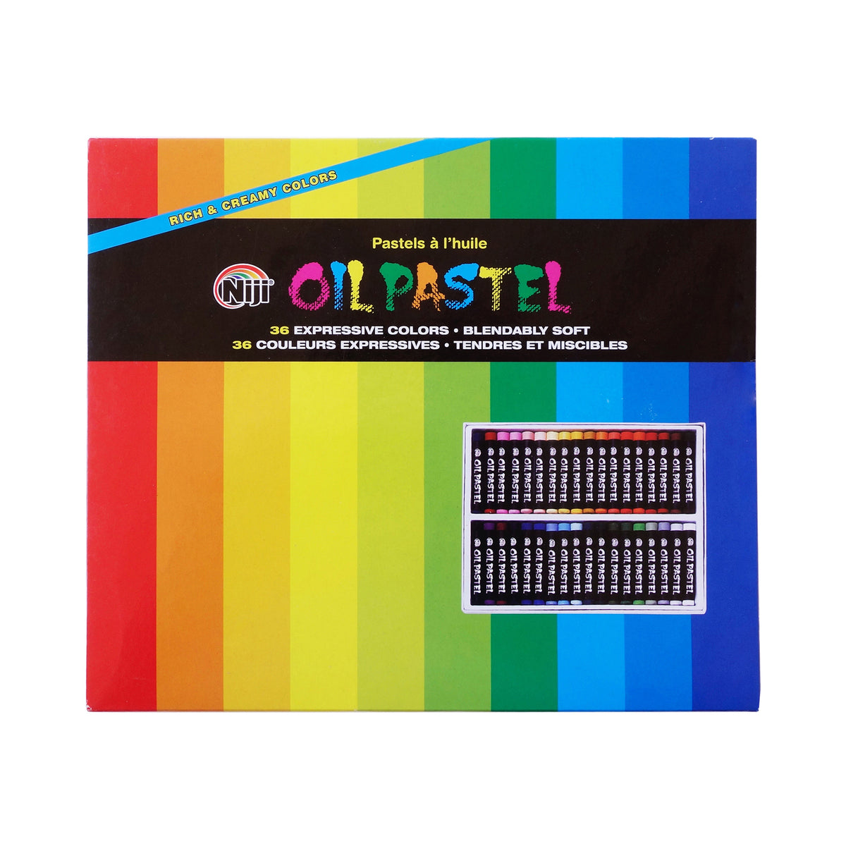 NIJI OIL PASTELS SET/36