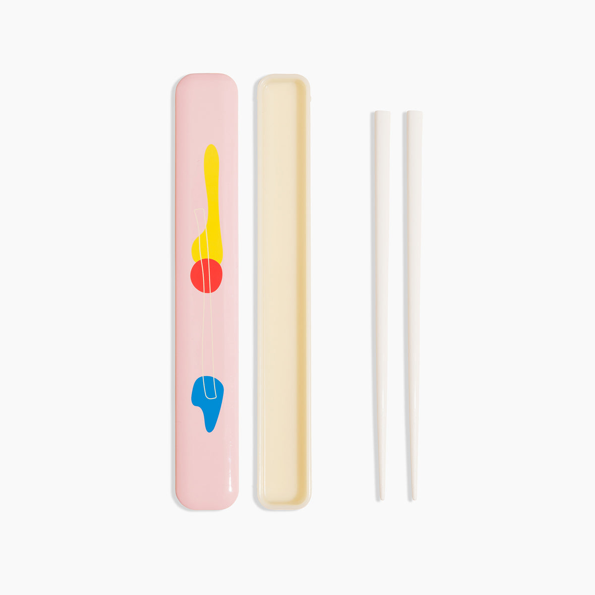 CHOPSTICKS &amp; CASE PINK