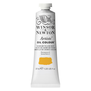 W&amp;N ARTISTS&#39; OIL COLOR CADMIUM YELLOW DEEP 37ml