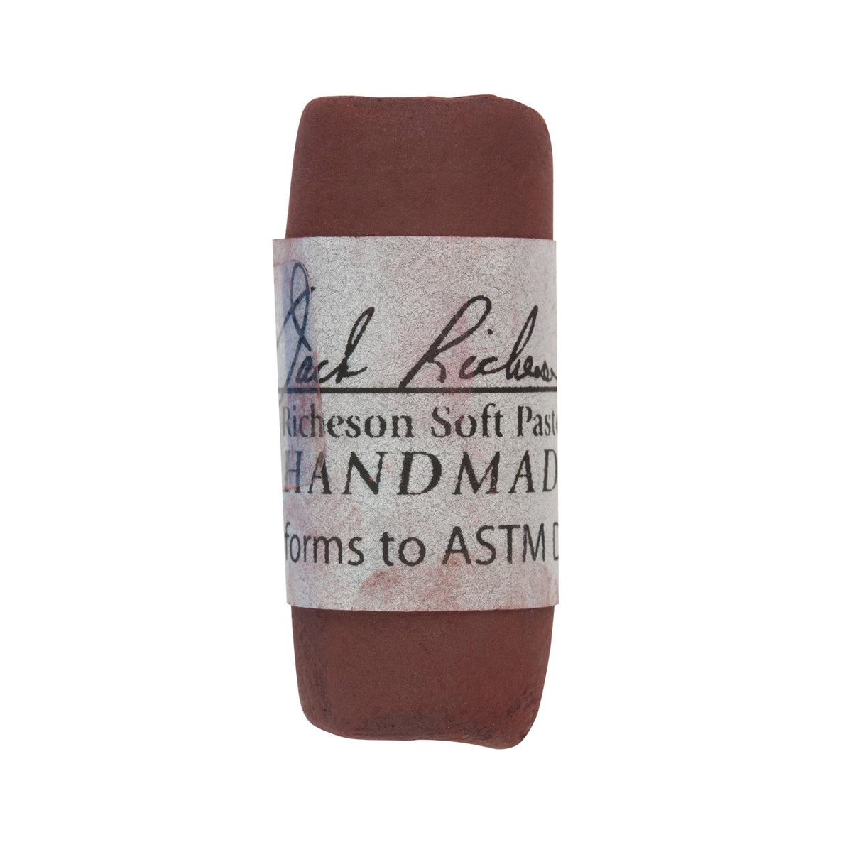 HANDROLLED SOFT PASTEL EARTH RED 6