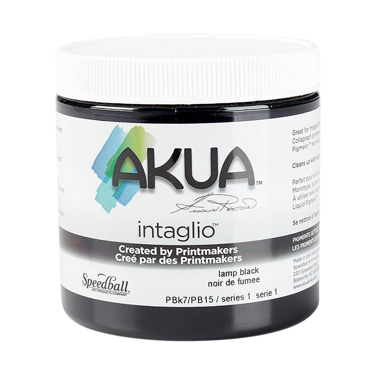 AKUA INTAGLIO INK BONE 8oz LAMP BLACK
