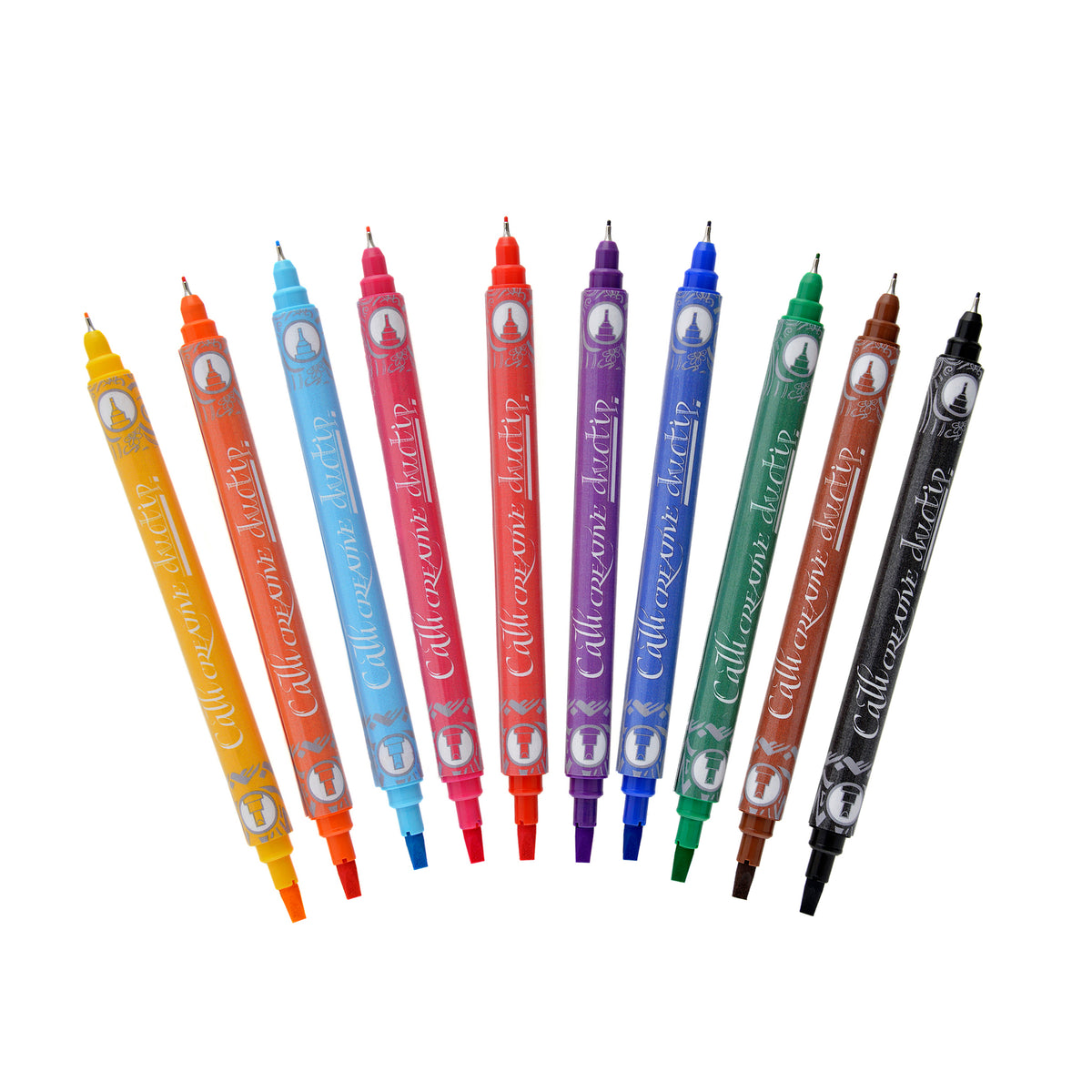 CALLICREATIVE DUO-TIP MARKER SET/10