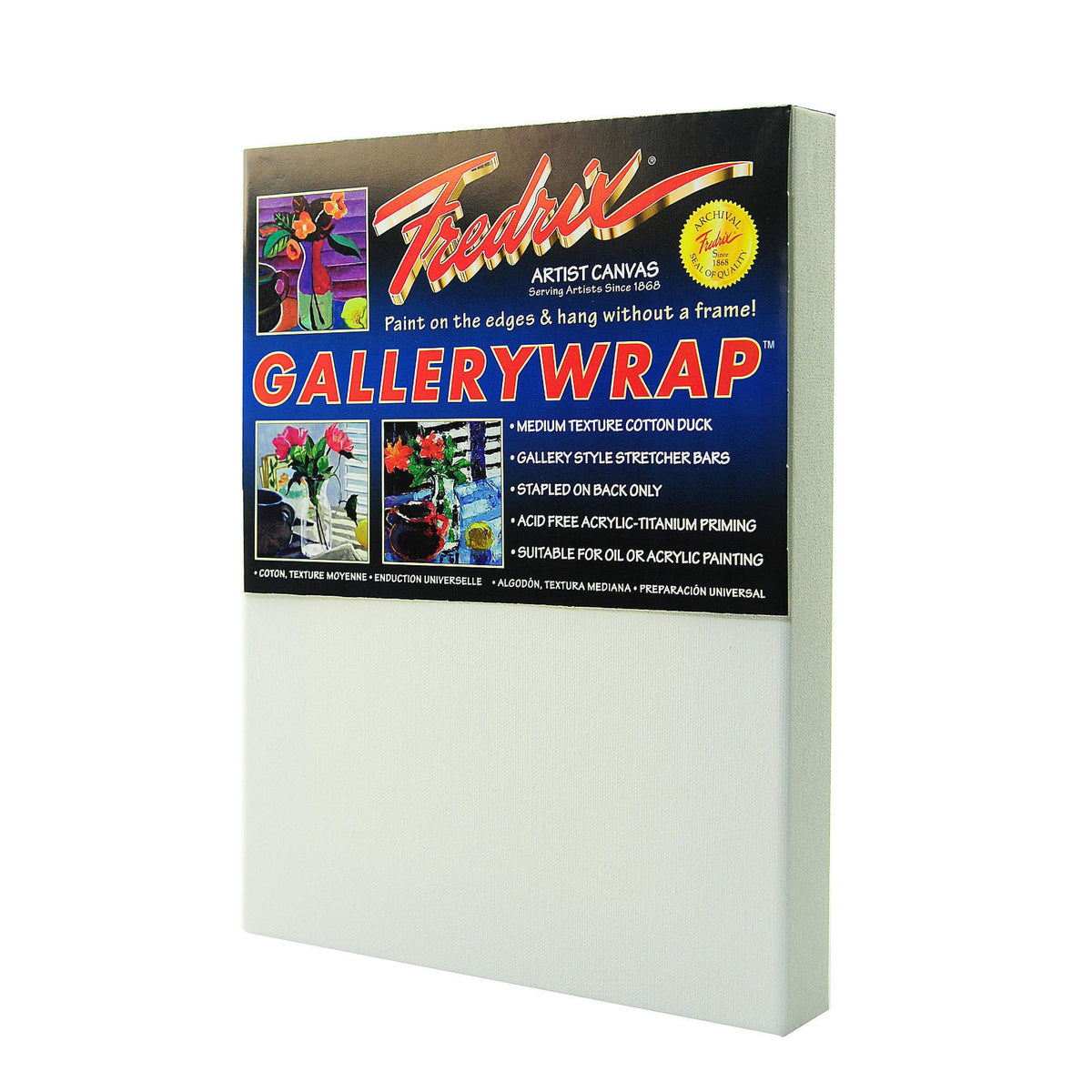 FREDRIX GALLERY WRAP STRETCHED CANVAS 6X8