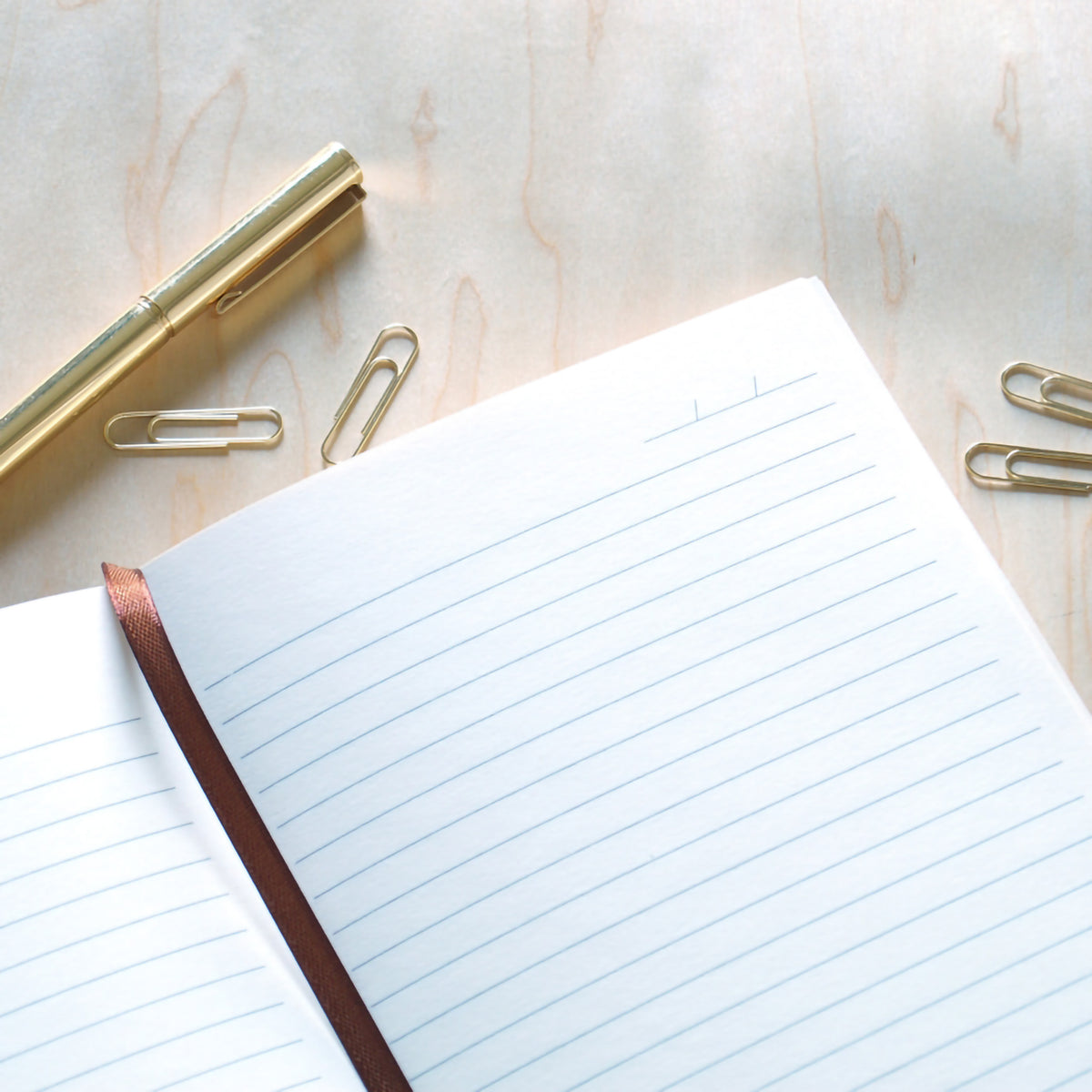 EMBROIDERED LAYFLAT JOURNAL SAMANTHA - VEGAN LEATHER