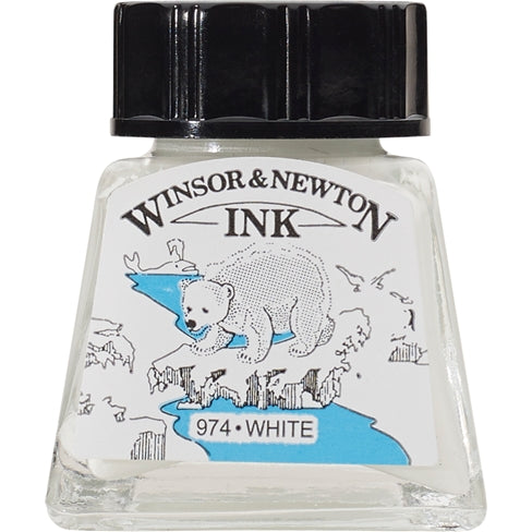 DRAWING INK 14ml WHITE