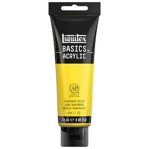 BASICS 4oz TUBE TRANSPARENT YELLOW