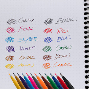 SIGN PEN BRUSH-TIP OCHRE