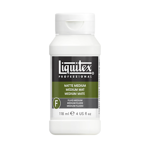 LIQUITEX MATTE MEDIUM 4oz