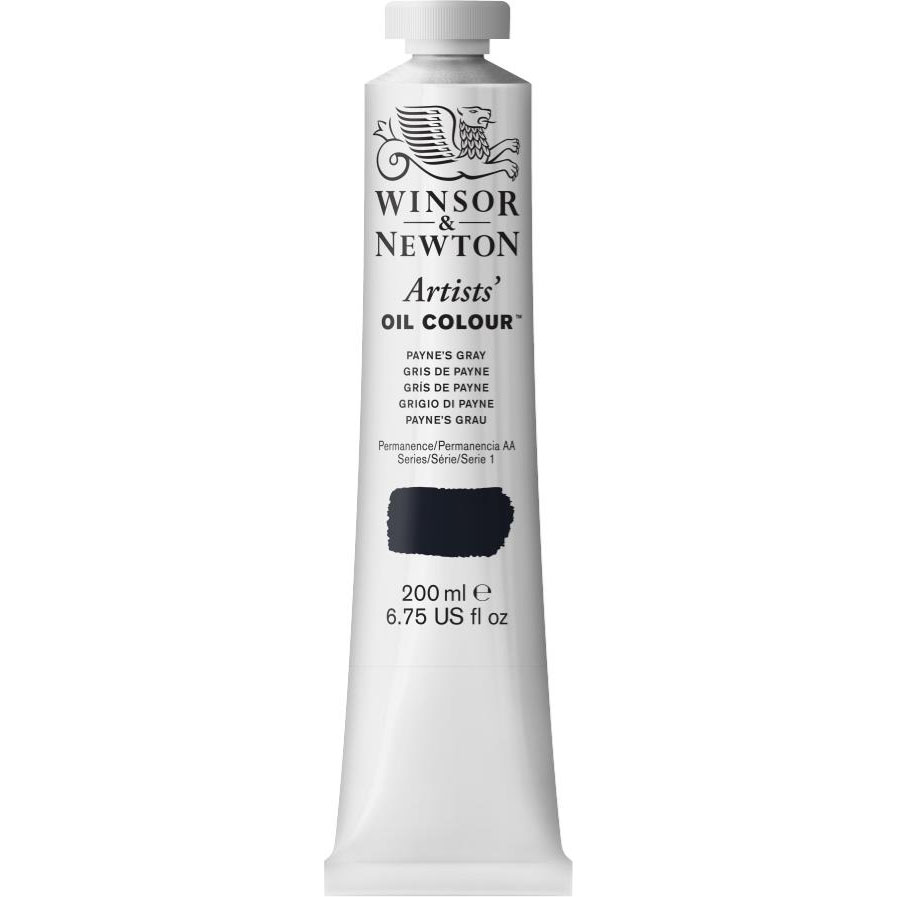 W&amp;N ARTISTS&#39; OIL COLOR PAYNES GRAY 200ml