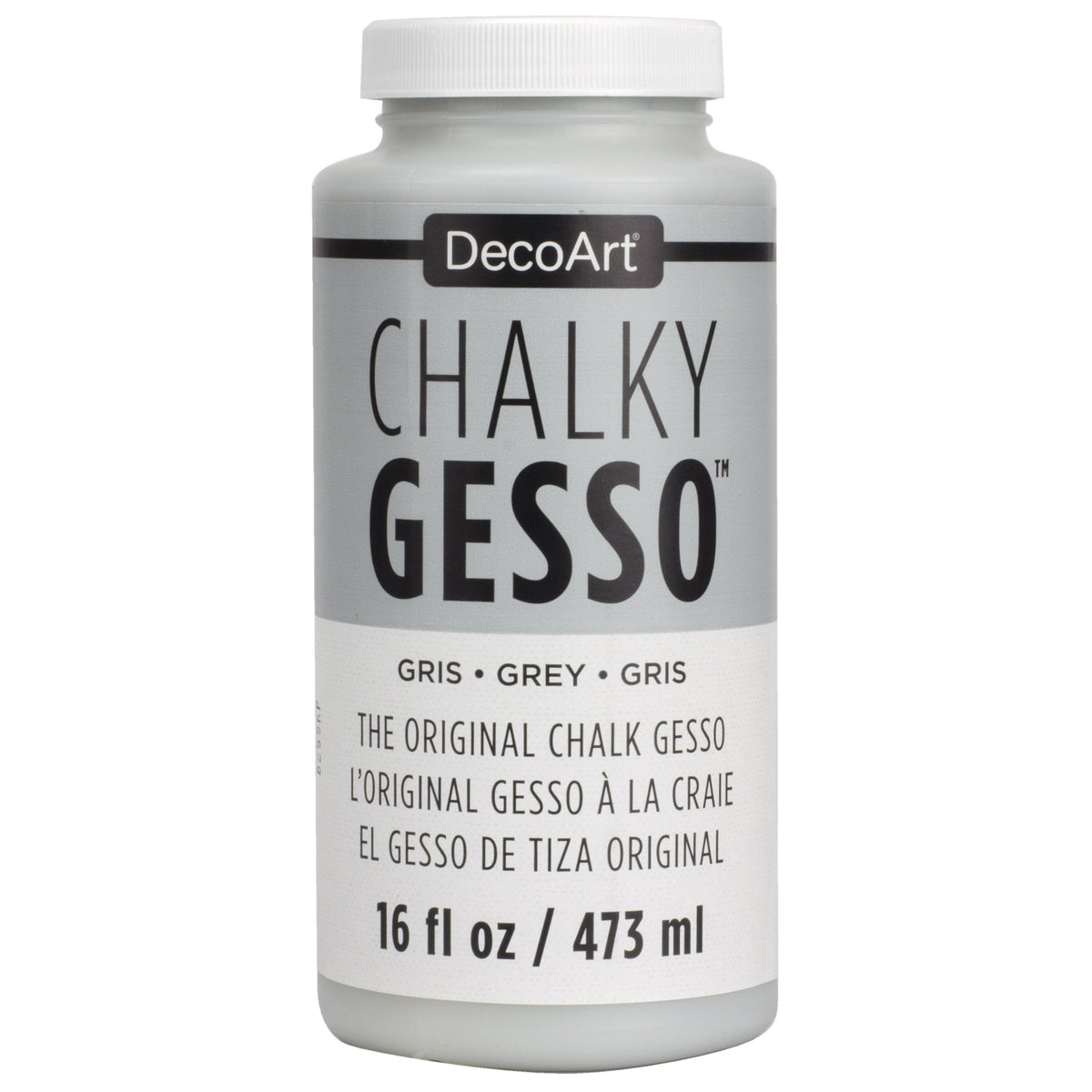 CHALKY GESSO 16oz GREY