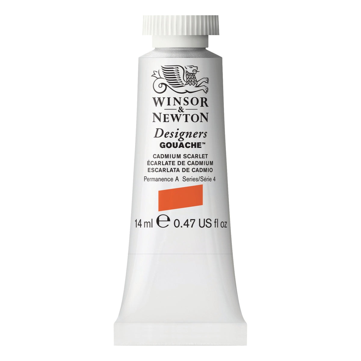 W&amp;N DESIGNERS GOUACHE CADMIUM SCARLET 14ml