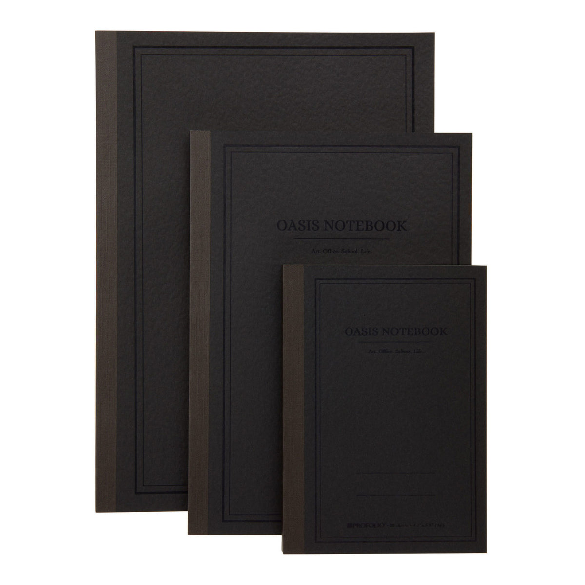 OASIS NOTEBOOK A6 SMALL CHARCOAL