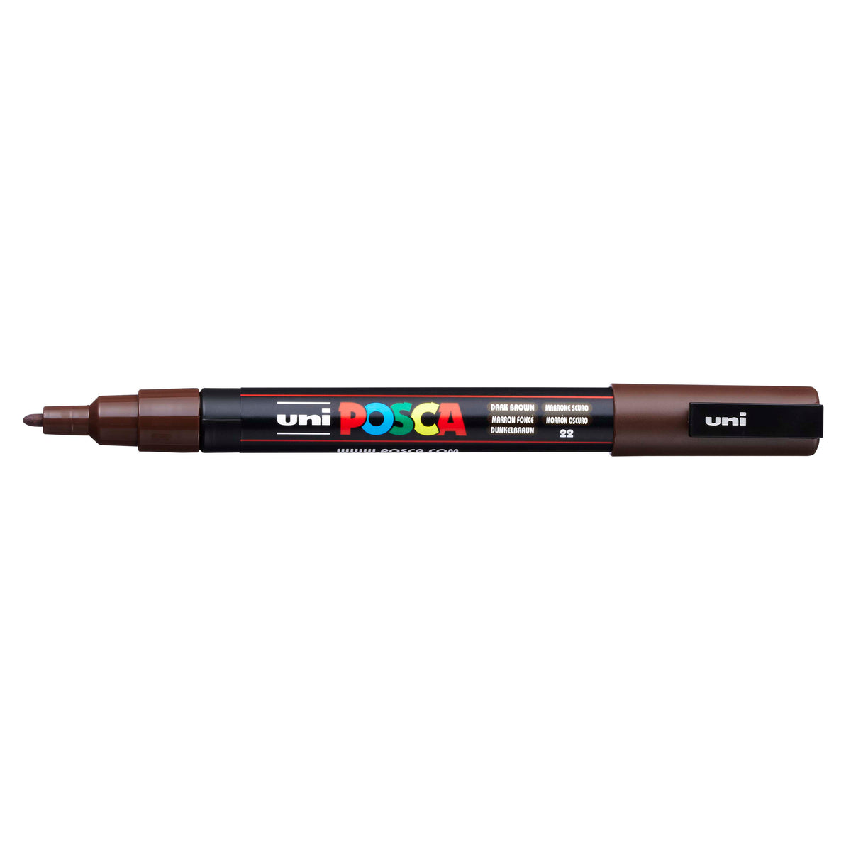 POSCA PAINT MARKER PC-3M FINE DARK BROWN