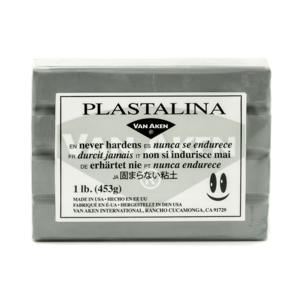 PLASTILINA MODELING CLAY 1lb SILVER GRAY