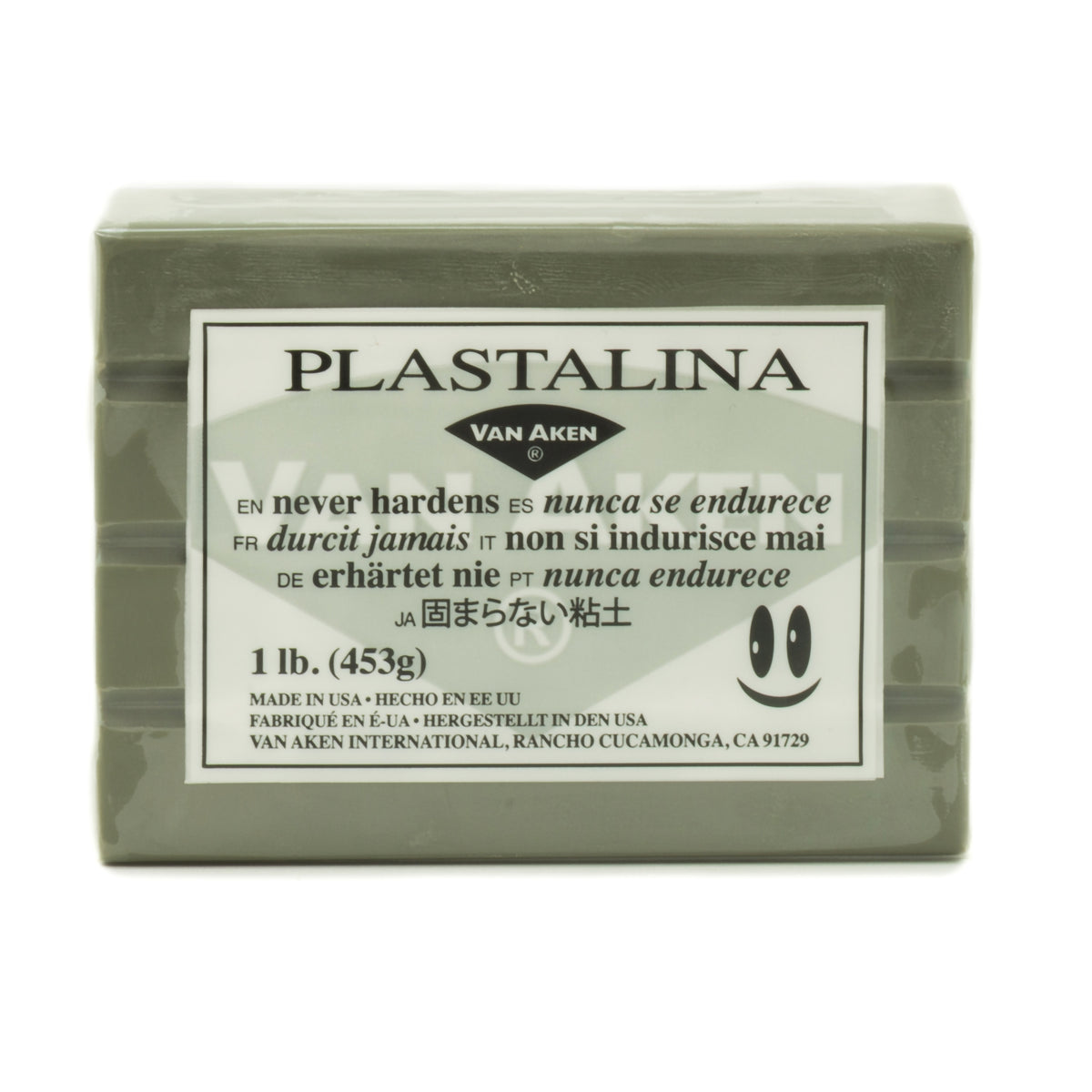 PLASTILINA MODELING CLAY 1lb GRAY