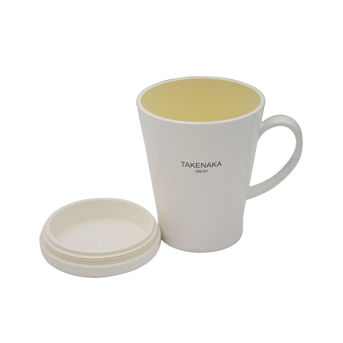 REUSABLE MUG WITH LID COCONUT WHITE