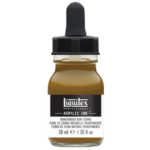 LIQUITEX INK 30ml TRANSPARENT RAW SIENNA
