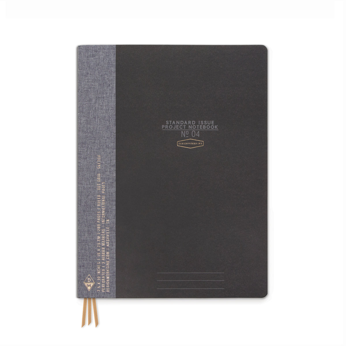 STANDARD ISSUE PROJECT NOTEBOOK NO. 4 - BLACK