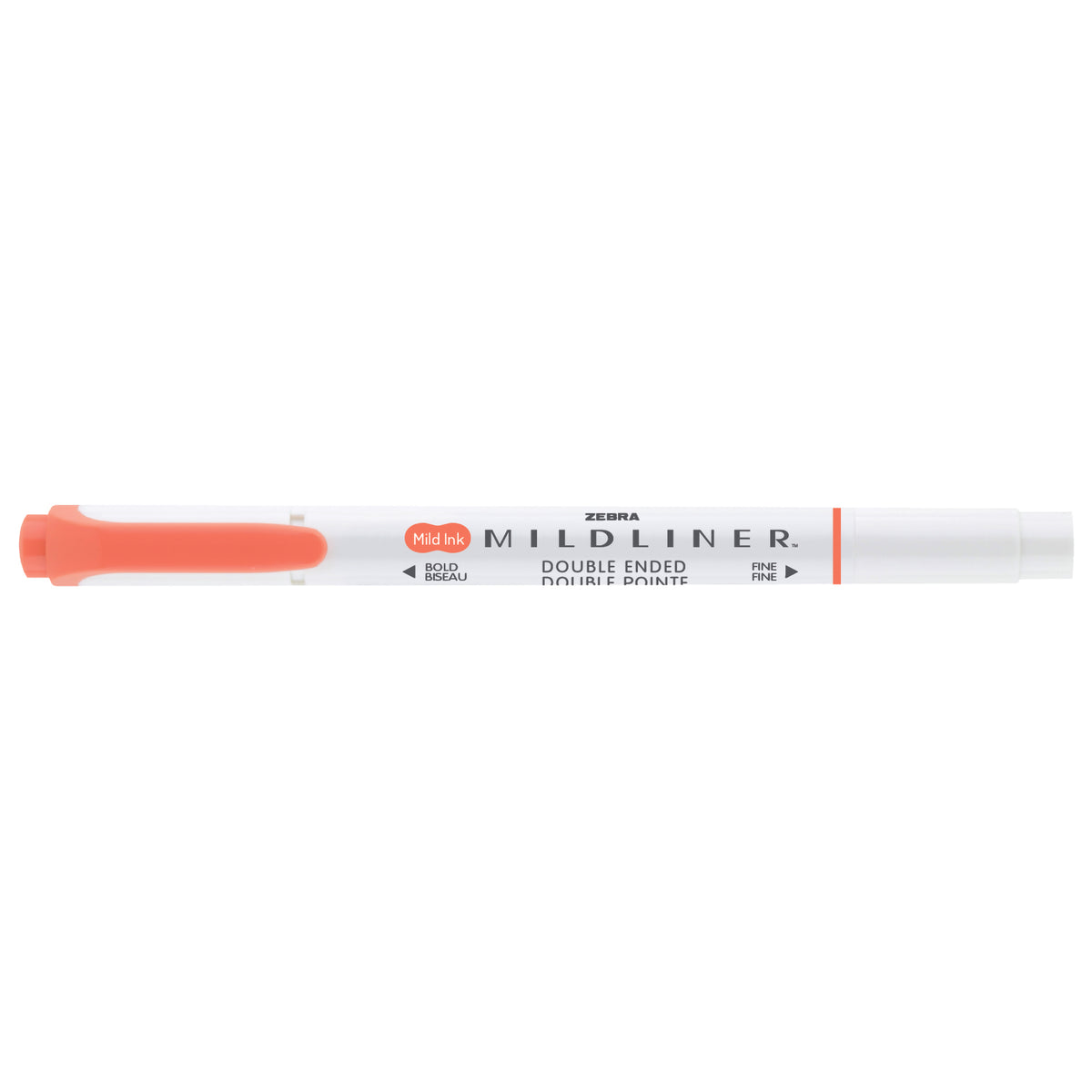 MILDLINER DOUBLE ENDED HIGHLIGHTER VERMILLION