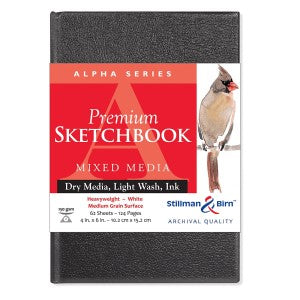 ALPHA SKETCHBOOK HARDCOVER 4x6