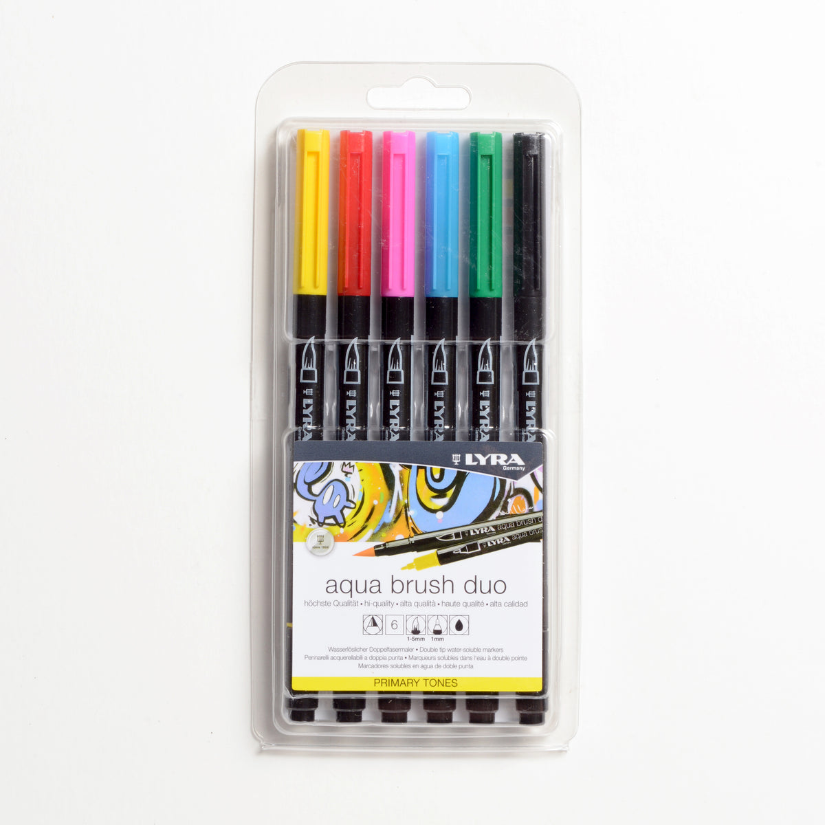 AQUA BRUSH DUO PRIMARY SET/6