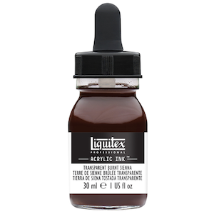 LIQUITEX INK 30ml TRANSPARENT BURNT SIENNA