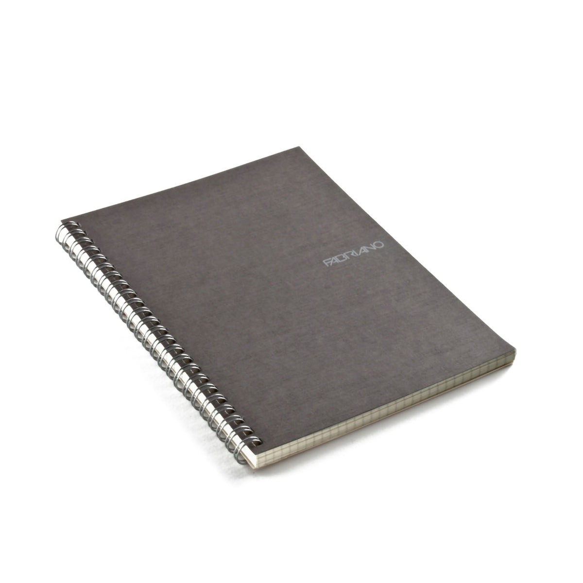 ECOQUA ORIGINAL SPIRAL-BOUND A5 GRAPH GREY