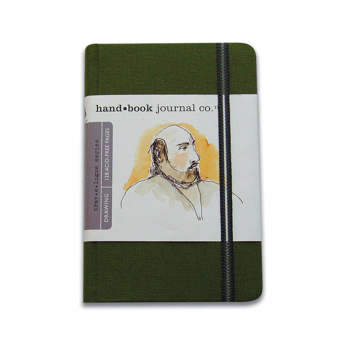 TRAVELOGUE JOURNAL PORTRAIT 8.25X5.5 GREEN