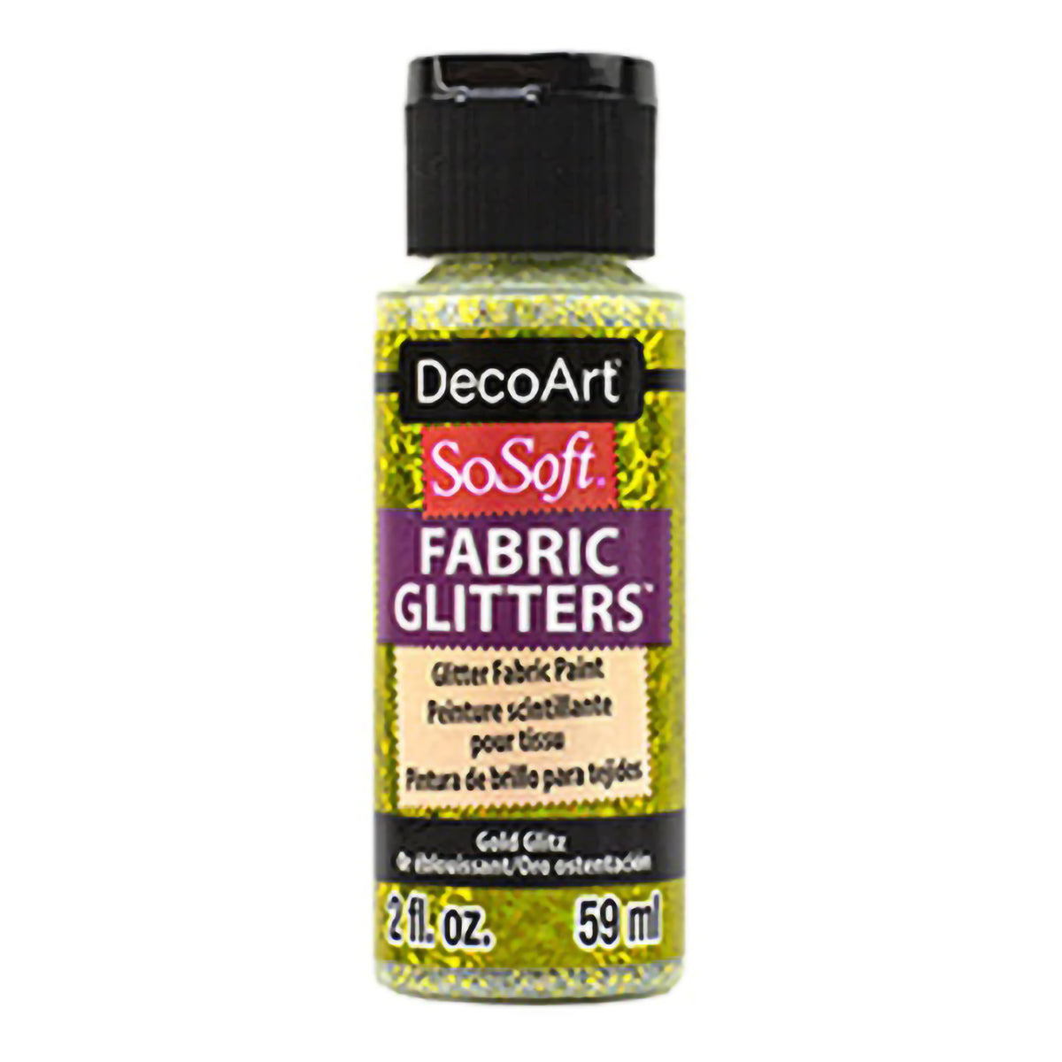 SOSOFT GLITTERS 2oz GOLD GLITZ