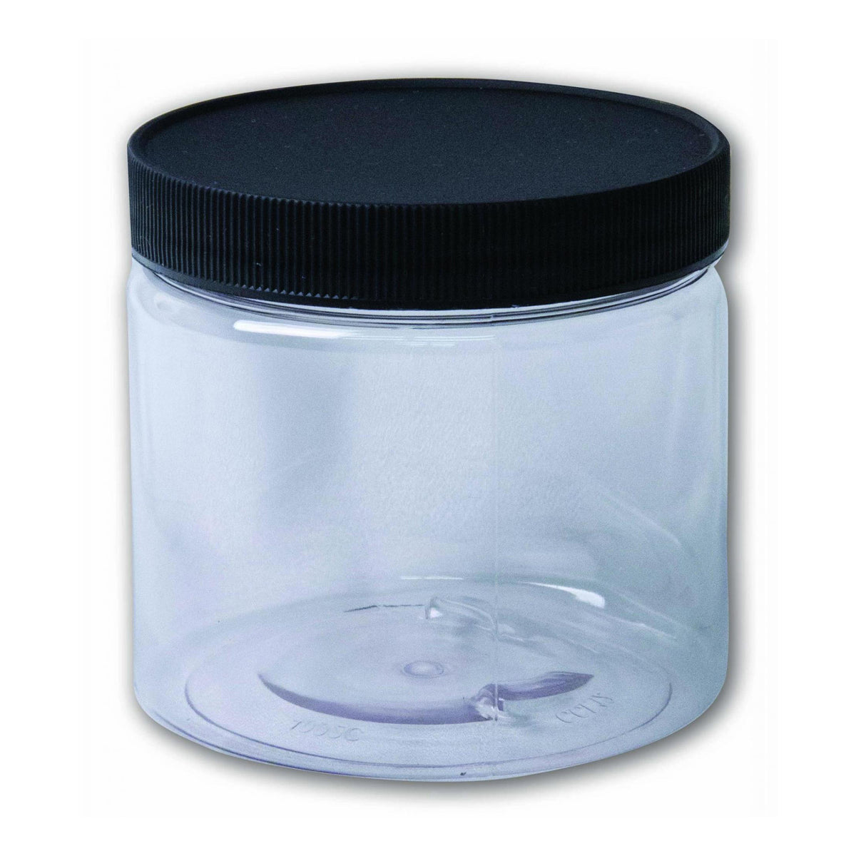 CLEAR PLASTIC PET JAR 16oz