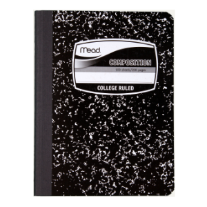 MEAD COMPOSITION BOOK COLLEGE RULED 9.75X7.5