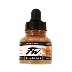 FW INK 1oz RAW SIENNA