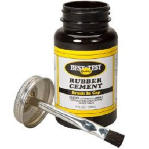 BEST-TEST RUBBER CEMENT 4oz