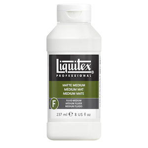 LIQUITEX MATTE MEDIUM 8oz