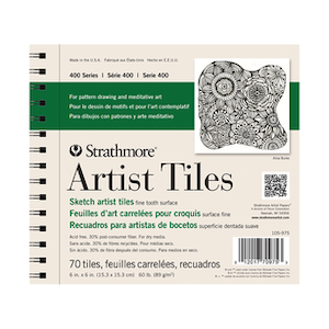 ARTIST TILES SKETCH RECYCLED 6&#39;&#39;x6&#39;&#39;