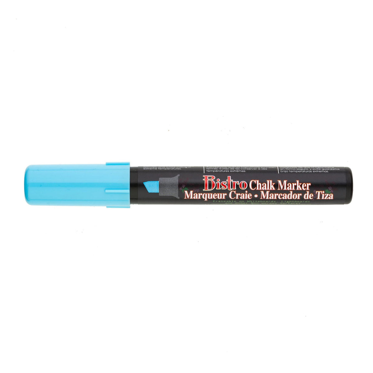 UCHIDA BISTRO CHALK MARKER CHISEL POINT FLUORESCENT BLUE