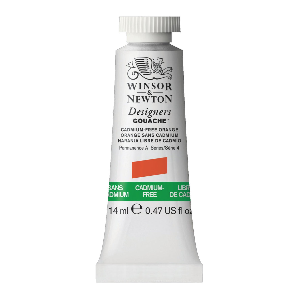 W&amp;N DESIGNERS GOUACHE CADMIUM-FREE ORANGE 14ml
