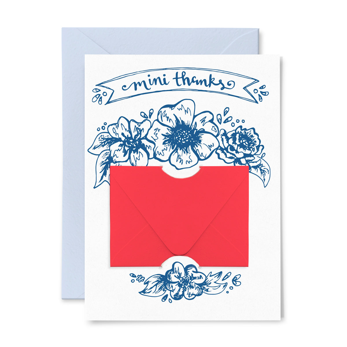 COLOR BOX LETTERPRESS CARD MINI THANKS